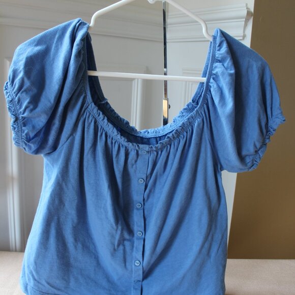 American Eagle Light Purple & Blue Tops Bundle - Picture 9 of 15